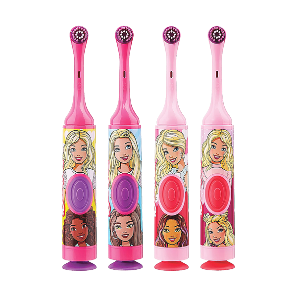 GUM Barbie Kids Battery Power Toothbrush - Pink - SKU 2273RQ
